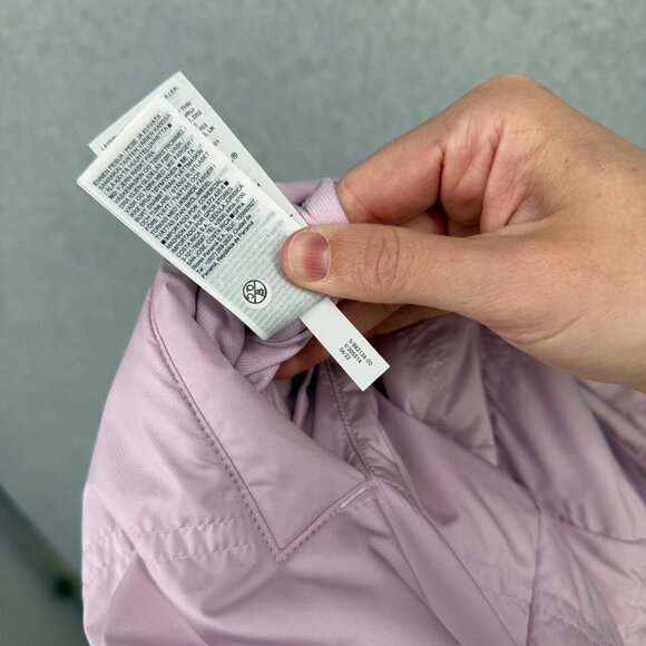 Athleta Girl Reversible So Toasty Sherpa Vest Size XL Light Purple White Warm - Picture 12 of 13